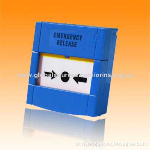 Blue Call Point for Emergency Release, 12-24V DC Operating Voltage